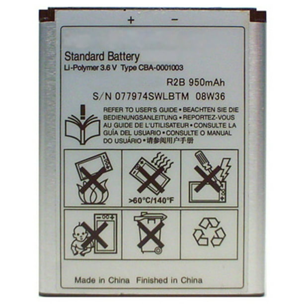 maak een foto Gezond eten heroïne Battery for Sony Ericsson BST-33 Fits K800i K810i K660i G705 P1 U1 W850  W830 U10 W610 - Walmart.com