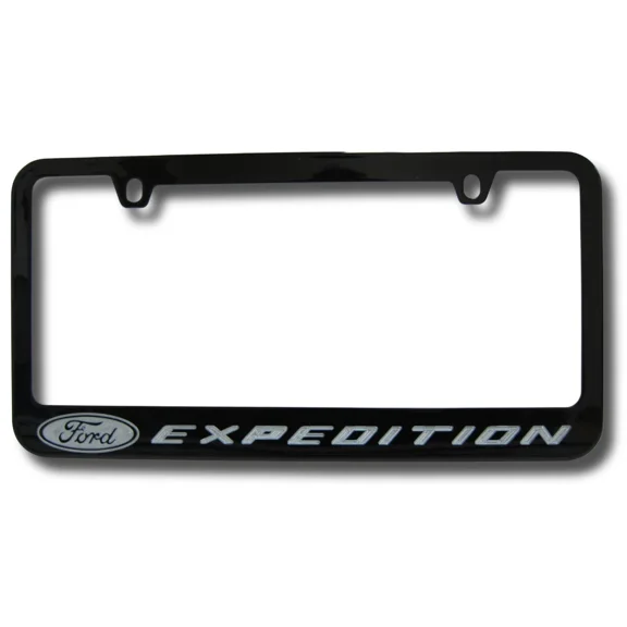 Ford Expedition Engraved Logo Black License Plate Frame Official Licensed