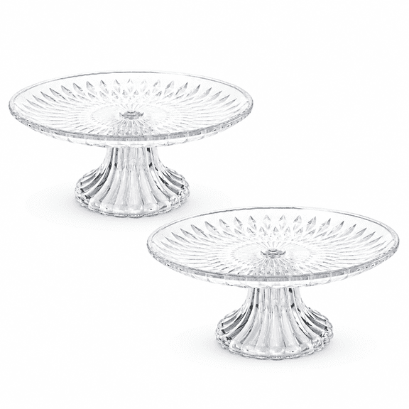 RAIRSKY 2Pcs Cake Stand Decorative Dessert Stands Modern Cupcake Stand