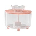 thumbnail image 3 of Dispensador de agua para gatos y perros de 1,5 L, alimentado por USB de 5 V, bebedero automático para mascotas. Rosa, 3 of 9