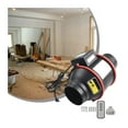 Flue Exhaust Fan 100mm Inline Duct Fan Extractor Fan With Variable