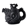 thumbnail image 4 of Tetera de arcilla morada para la ceremonia del té, juego de té de kung fu para el hogar y el restaurante. negro, 4 of 9