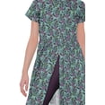 thumbnail image 4 of Moomaya Kurta Imprimée Fente avant Tunique Hauts Femmes Tenue d'Été Kurti pour Dames, 4 of 5