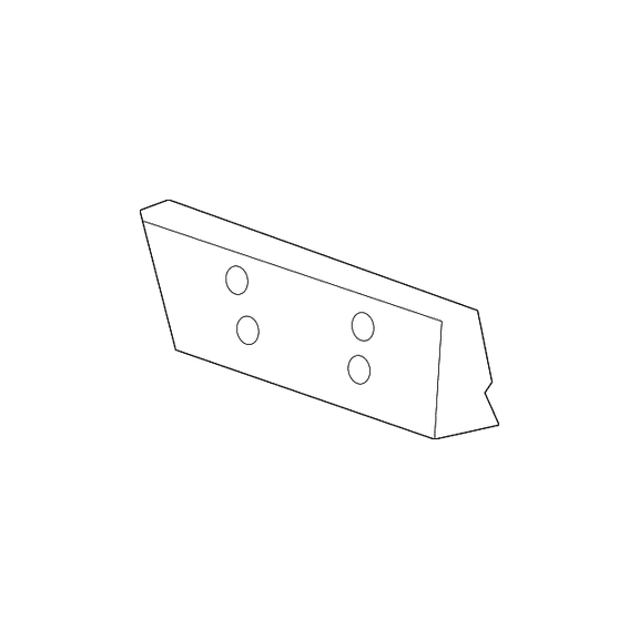 Genuine GM License Bracket 25782363