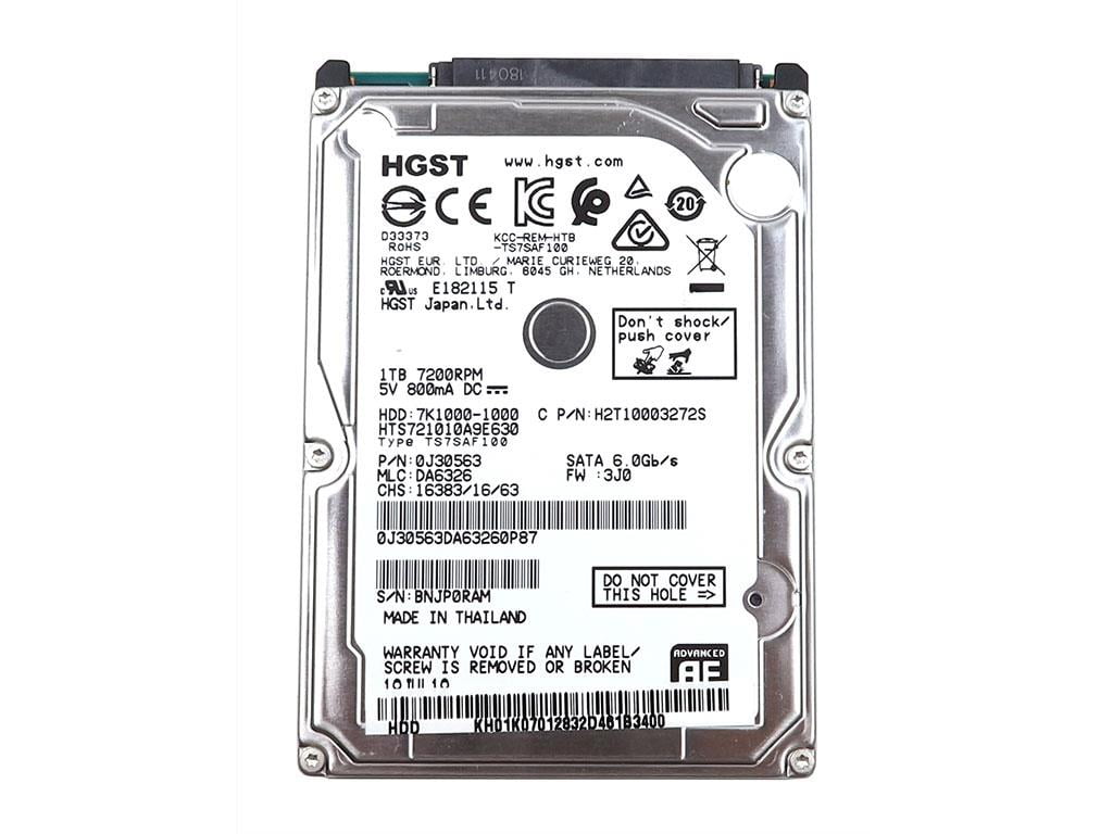 HGST 1TB 7200PRM 32MB HTS721010A9E630 SATA 2.5" 6Gb/s HDD Hard Drive For PS3 PS4 