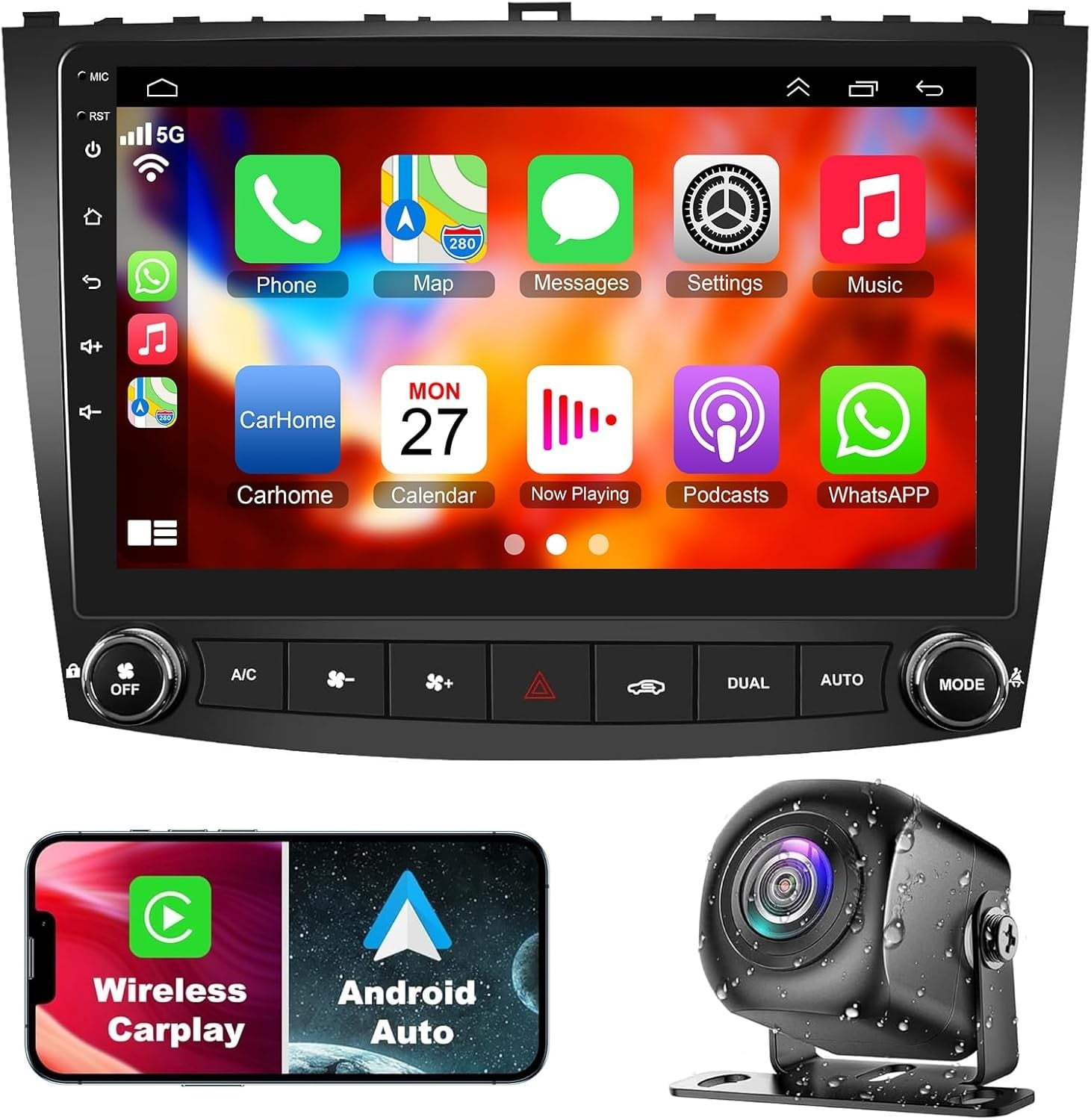 3*5様 アウディA7CarPlay Road Top Wireless Carplay Android Auto Retrofit Kit, Audi A6 A7