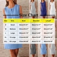 thumbnail image 3 of Sakmal Shirt dresses Women Sleeveless Midi Crew Neck White Dresses ,Sizes S-2XL, 3 of 5
