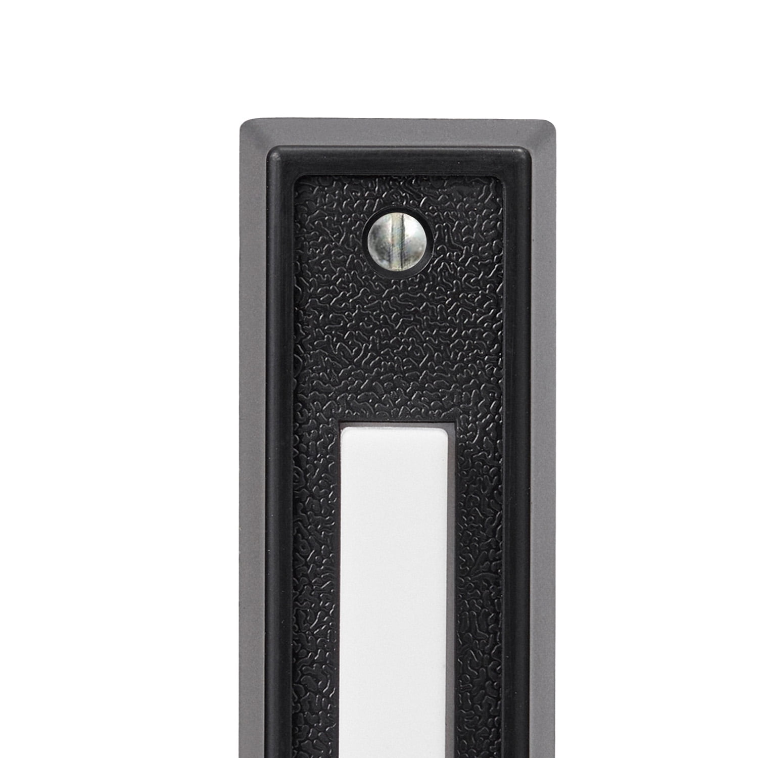 Heath Zenith Heath Zenith Black Plastic Wired Push Doorbell Button