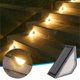 thumbnail image 1 of Luces nocturnas Luces de fachada atractivas Luces solares para escalones Luces para escaleras Luces solares para escalones Luz de escalera para exteriores con energía solar, 1 of 9