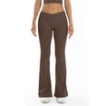 thumbnail image 4 of WAYUTE Yoga Pants Women Tummy Control Seamless Solid Color Exersice Casual Sports Trousers Stretchy Fit for Running L, 4 of 4