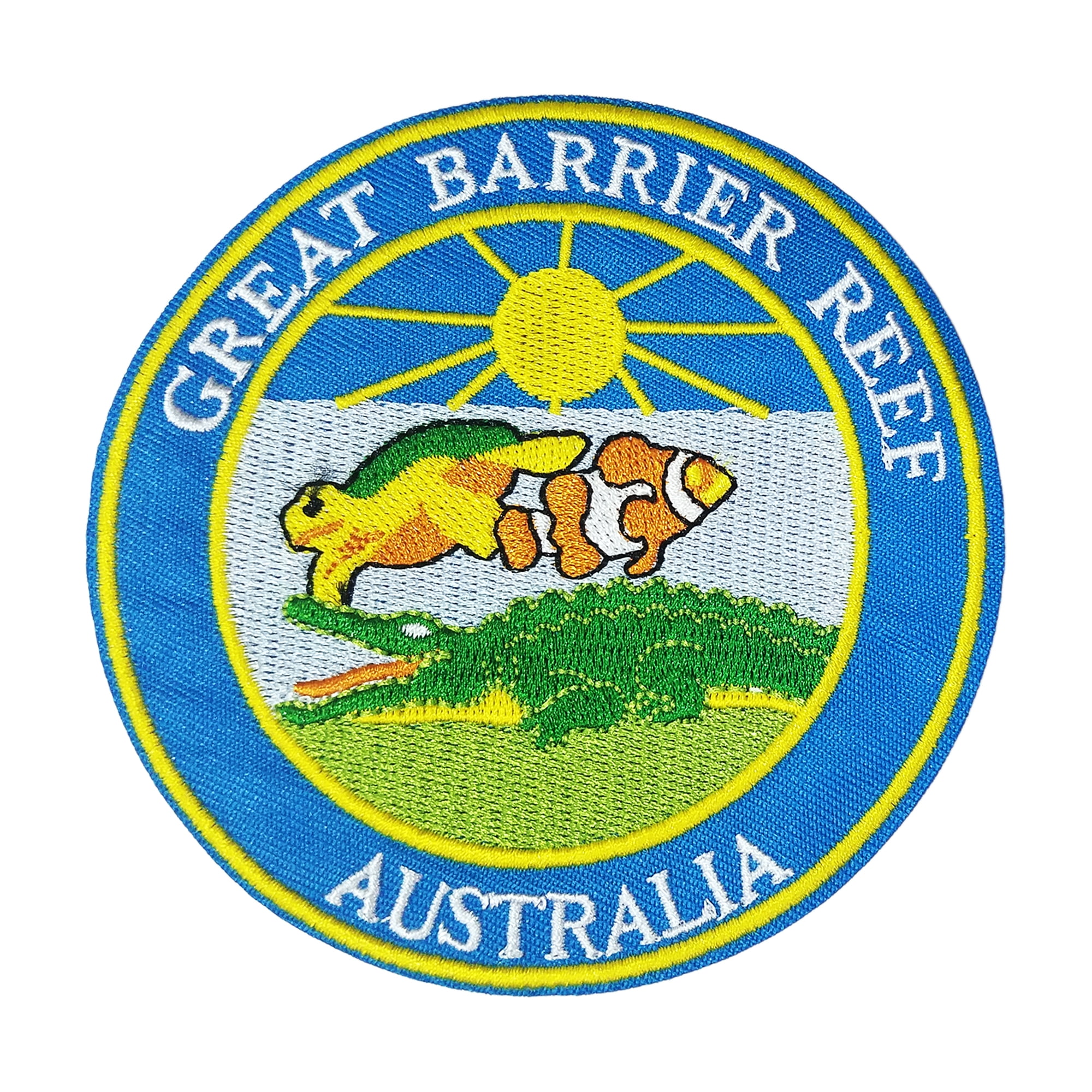 Great Barrier Reef, Australia Embroidered Patch Iron/Sew-On Applique Souvenir