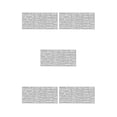thumbnail image 3 of QualitChoice 3 Pcs/ensemble Pochoir Mot Alphabet Modèle Lettre Kit Assorti DIY Bricolage Afficher comme Image 5Set, 3 of 6