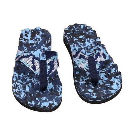 

ZTTD Men Summer Camouflage Flip Flops Shoes Sandals Slipper Indoor & Outdoor Flip-Flops Blue