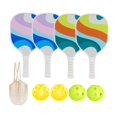 thumbnail image 1 of ziyahi Wood Pickleball Rackets With 4 Balls Storage Bag Set Portable Outdoor Sports Rackets For Beginners And Adults . Summer, 1 of 6