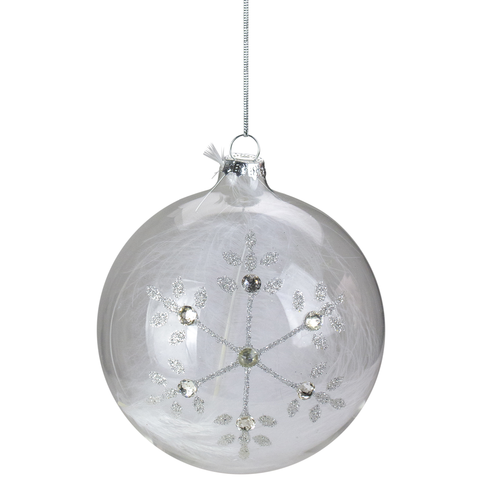 white glass christmas ball ornaments
