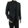 thumbnail image 4 of Men's Zacchi Sport Coat Patch Elbow Chenille Velveteen Bryan Black 74520, 4 of 7