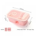 thumbnail image 2 of Collapsible Silicone Bento Box—Compartment Eco Silicone Collapsible Bento Lunch Box Kit-BPA Free, Safe in Microwave, Dishwasher & Freezer, 2 of 4