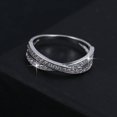 thumbnail image 5 of Stainless Steel Simple Fashion Cross Zircon Ring For Women Charms Jewelry Gift Birthday Gifts For Women Wife Girls Her 1pc, 5 of 5