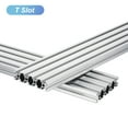 thumbnail image 4 of Unique Bargains 2080 T Slot Aluminum Extrusion 500mm(19.7 Inch) Silver for 3D Printer Laser Engraving Machine 2 Pcs, 4 of 6