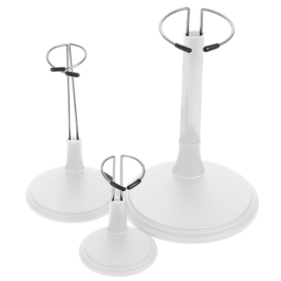 HOMEMAXS 3pcs Doll Display Stand Indoor Dolls Support Dolls Shop Store Adjustable Stands