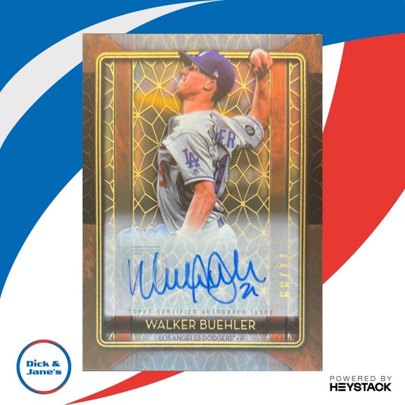 2020 Topps Tribute Walker Buehler Iconic Perspectives Auto IP-WB 71/99 LA Dodgers Baseball Card Los Angeles Dodgers MLB Baseball Trading Card