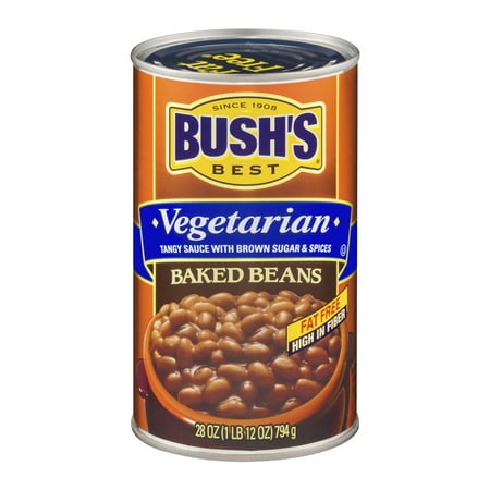 (6 Pack) Bush's Best Vegetarian Baked Beans, 28 (Best Tasting Green Beans)