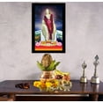 thumbnail image 3 of IBA Indianbeautifulart Elegant And Religious God Photo Frame Sai Baba Poster With Frame Black Wall Frame DeityPhotoFrame Wall DecorFor Home/ Office/ Temple, 3 of 7