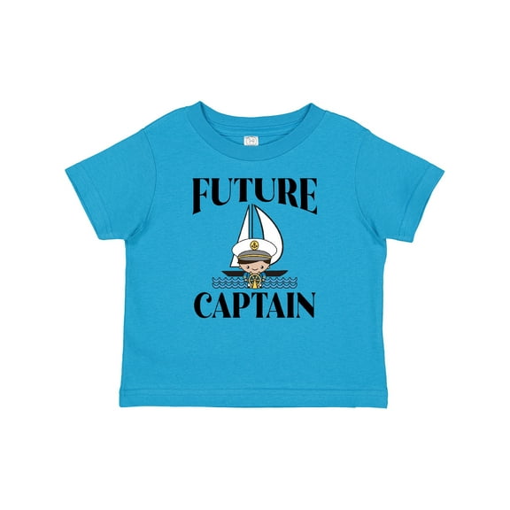 Inktastic Cute Baby Boy Sailing Captain Boys Baby T-Shirt