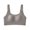 Grey, variant on Women's Sensitive Skin Bra Wireless Bralette with Cotton-Like Feel Soft Cup Bra for Daily Wear Beige M