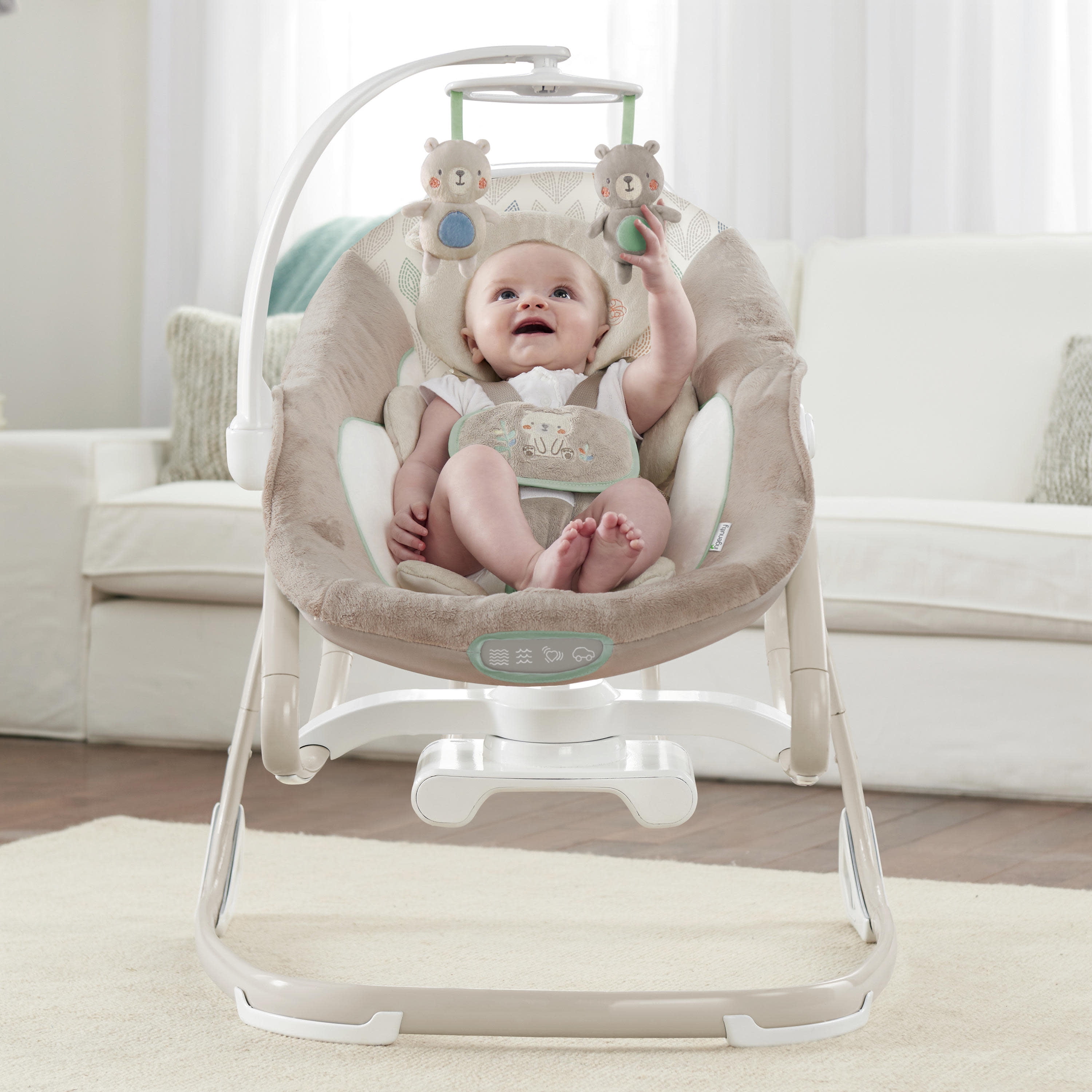 ingenuity smartsize gliding swing and rocker instructions