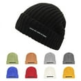 thumbnail image 3 of WREESH Unisex Knit Beanie Winter Hat Classic Solid Color Knitted Hat Cap for Women and Men Yellow, 3 of 3