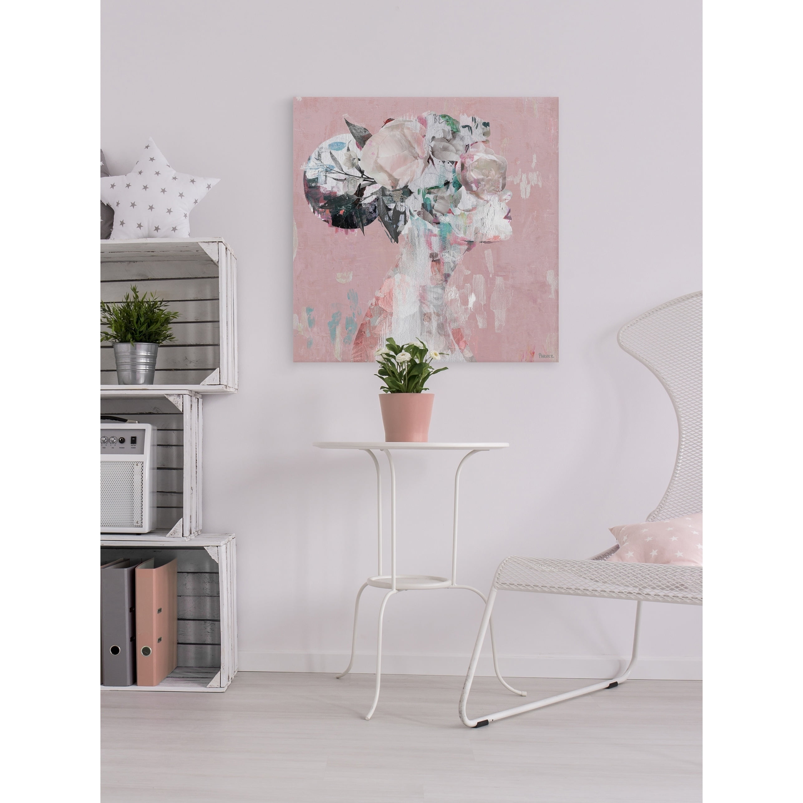 Parvez Taj Elegant Bun Canvas Wall Art