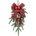 thumbnail image 1 of Guirlande de Noël Guirlande de Noël en Forme de Larme Guirlande de Décoration avec Larmes de Fruits Rouges et Pommes de Pin Guirlande de Noël Adaptée pour Décoration de Fête, 1 of 22