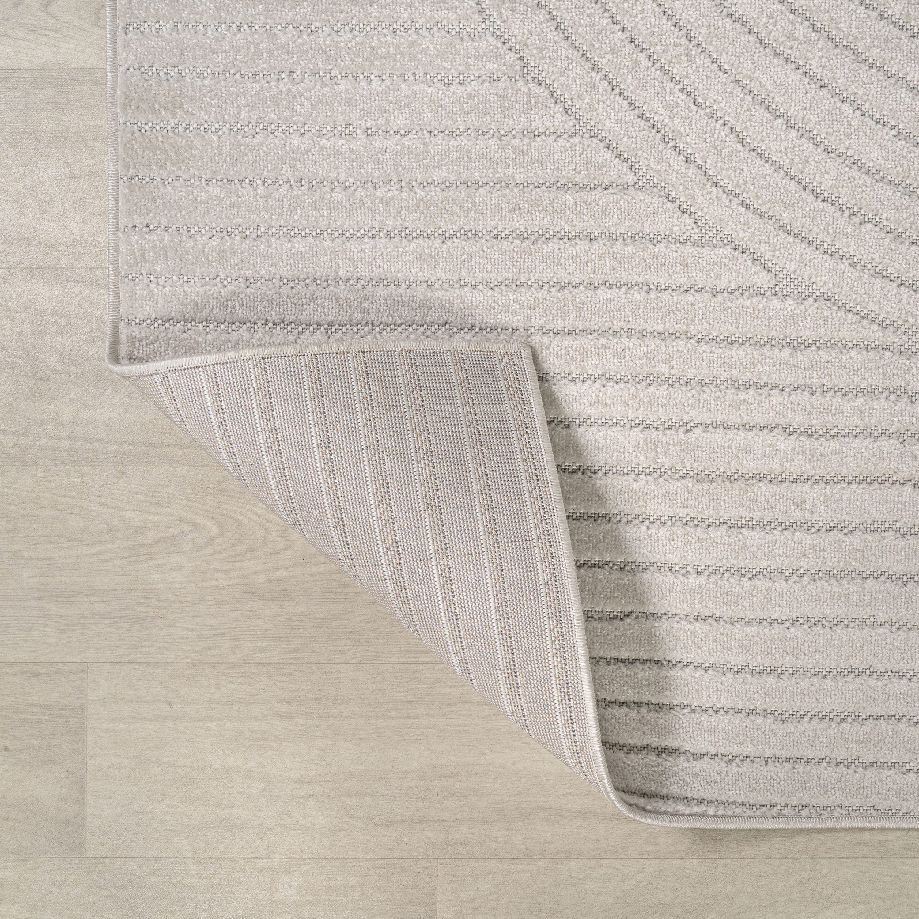 JONATHAN Y SCANDINAVIAN 9 x 12 Area Rug, Hallie Minimalist Curve Geometric - Ivory/Cream, SCN100B-9
