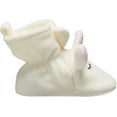 thumbnail image 6 of Hudson Baby Infant and Toddler Girl Cozy Fleece Booties, Modern Bunny, 6-12 Months, 6 of 9
