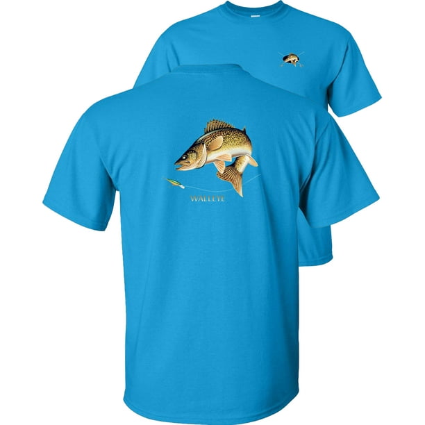 Fair Game - Walleye Fishing T-Shirt Profile - Walmart.com - Walmart.com