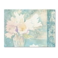 thumbnail image 2 of Trademark Fine Art "White and Teal Composition" Canvas Art by Sheila Golden, 2 of 4