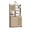 Natural wood color, variant on Anoncndin 71" Tall Pantry Cabinet with Adjustable Shelves, Microwave Stand, 3 Rattan Doors & Drawer – Farmhouse Buffet Storage for Dining or Living Room – White