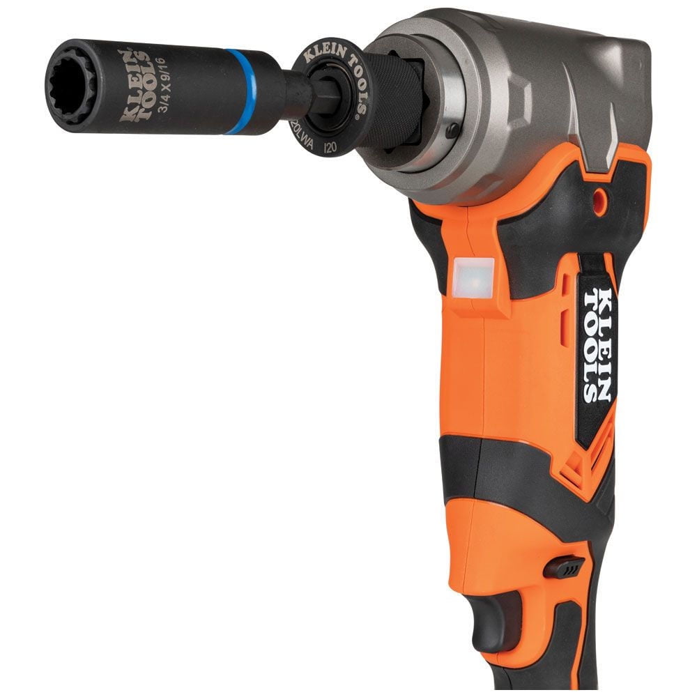 Klein Tools BAT20LWA 90-Degree Impact Wrench 7/16 in. Adapter