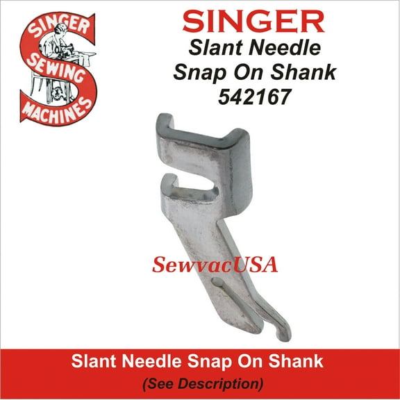 Slant Needle Presser Foot Holder 542167 Fits All Singer Slant Needle Machines See Description
