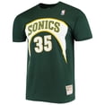 thumbnail image 2 of Men's Mitchell & Ness Kevin Durant Green Seattle SuperSonics Hardwood Classics Stitch Name & Number T-Shirt, 2 of 3