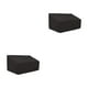 thumbnail image 3 of Cubierta antipolvo Wosthever tela impermeable para protección profesional Diseño elegante Cubiertas de muebles de tela Cubierta sofá Negro 210D 147*83*79cm 2Conjunto, 3 of 6