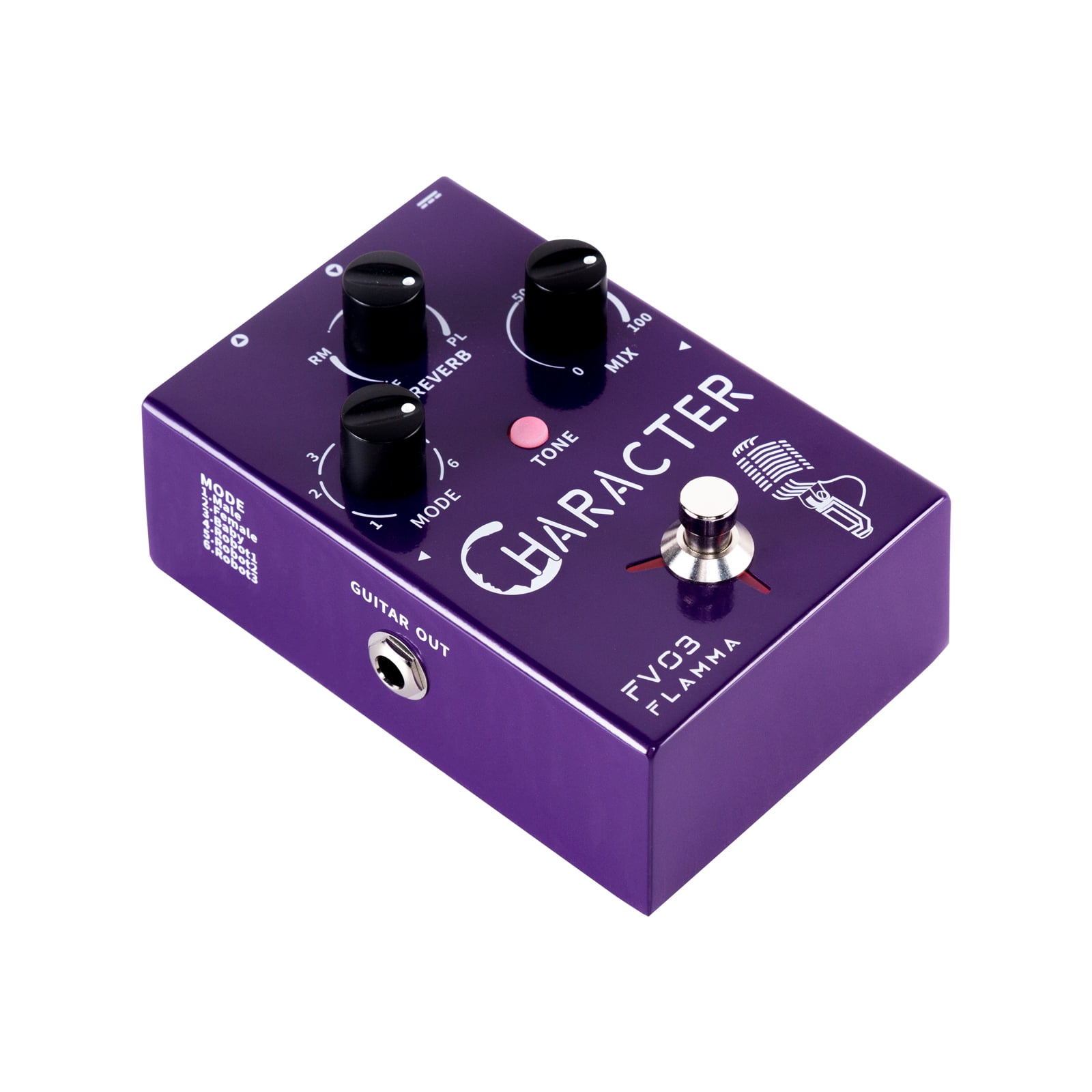 FLAMMA FV03 Voice Changing Effects Pedal Provides Robot Male Female Baby Sound Vocal Effects Pedal
