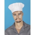 thumbnail image 4 of Aislor Men Classic Kitchen Coat with Hat Long Sleeve Double Button Chef Shirt Canteen Bakery Uniform Yellow XL, 4 of 7