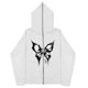 thumbnail image 2 of Sudaderas informales con mariposas Y2k oscuras europeas y americanas para hombres y mujeres, sudaderas con capucha góticas para parejas, sudadera con cremallera de gran tamaño Harajuku, 2 of 5