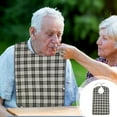 thumbnail image 1 of Vacemry Bavoir Adulte à Moins de 5 $, Tablier d'Alimentation pour Personnes Âgées, Bavoir Imperméable pour Adultes, Housse de Protection Réutilisable pour Repas, Bavoir pour Soins Quotidiens, 1 of 6