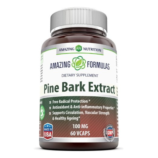 Amazing Formulas Pine Bark Extract 100 Mg 60 VCaps
