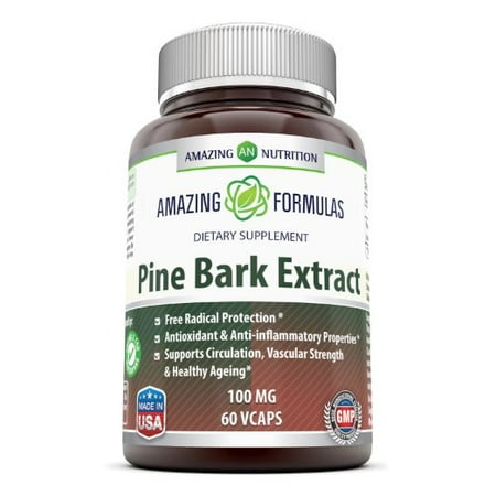 Ultimate Yohimbe Bark Extract - Amazing Formulas Pine Bark Extract 100 Mg 60 VCaps