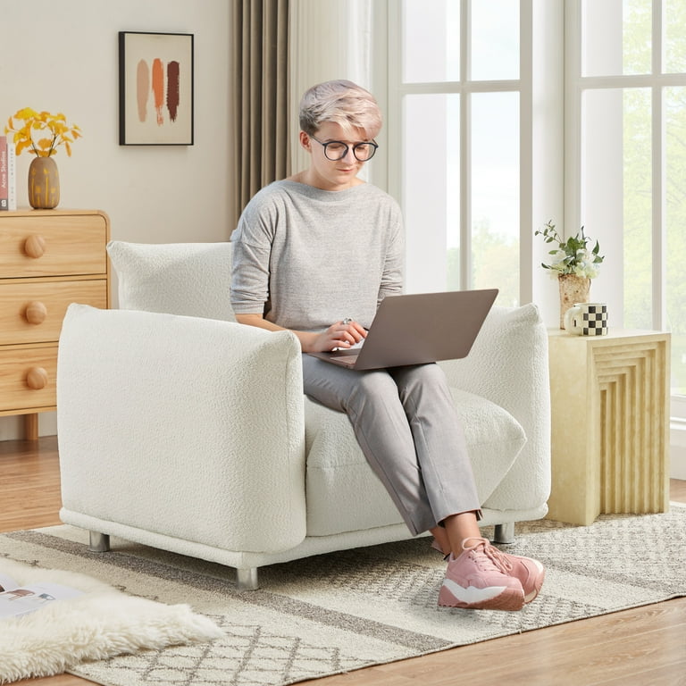 Comfy overstuffed outlet chairs