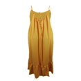 thumbnail image 4 of Robe Longue d'Été Décontractée et Fluide pour Femmes avec Poche, Bretelles Spaghetti, Encolure Dégagée, Ample, pour la Plage, 4 of 5